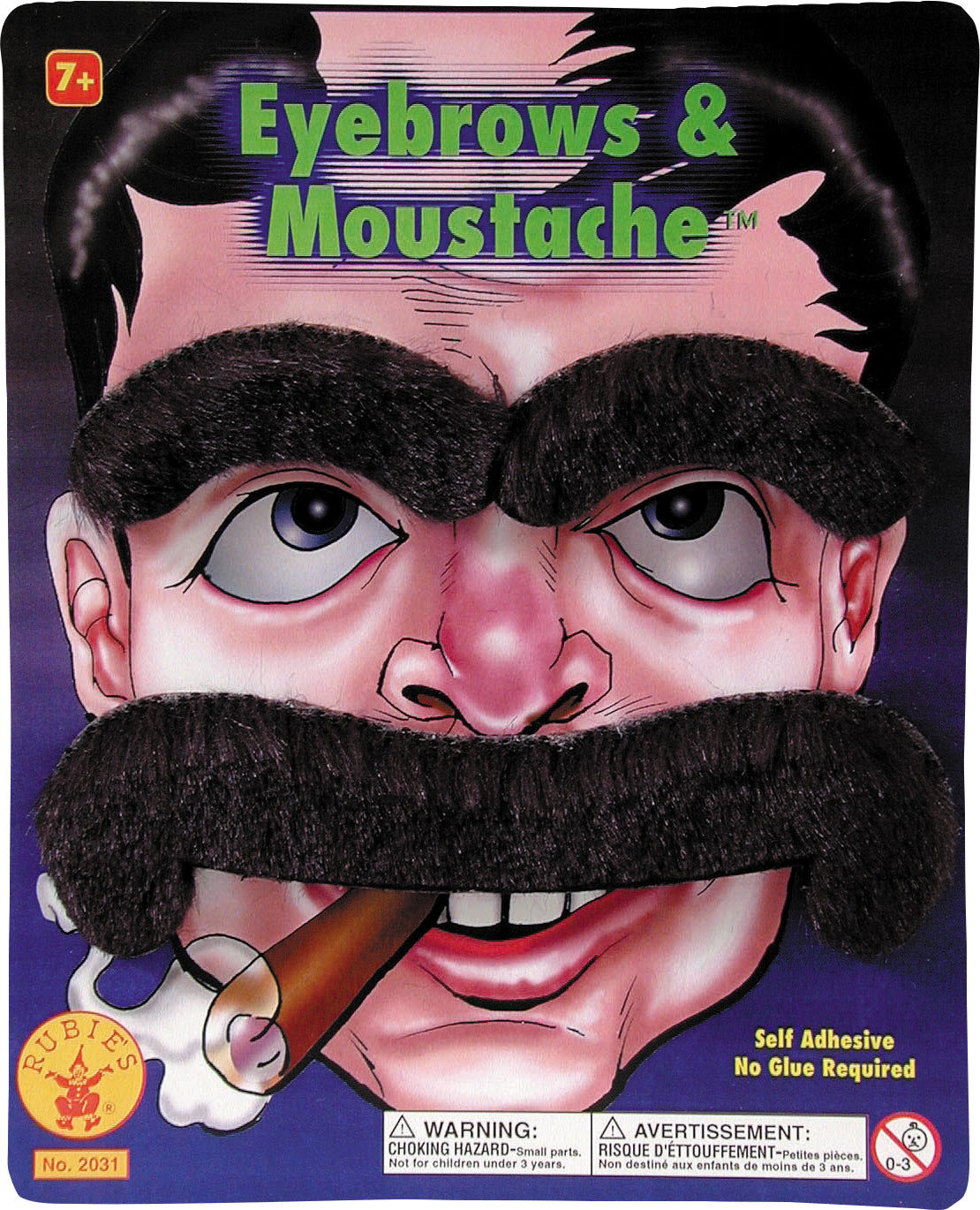 Large Mustache & Eyebrow Set