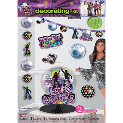 Disco Party Decor Kit Retro Vintage