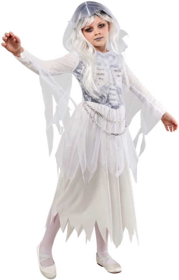 Ghostly Girl Kids Costume