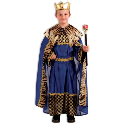 Blue and Gold Royal King Kids Boy Costume