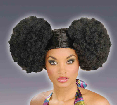 Afro Puff Wig Black