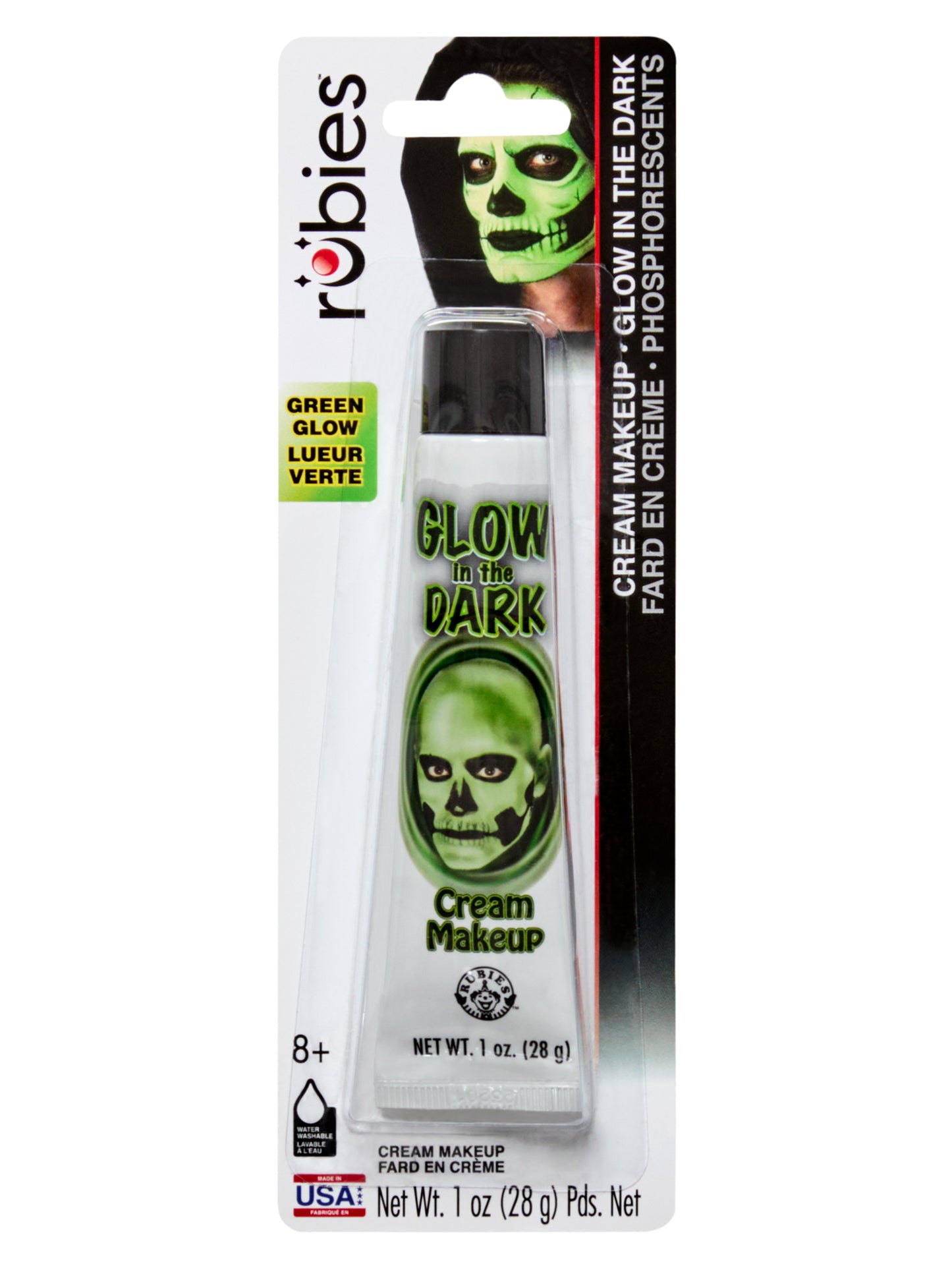 Glow in the Dark Cream Makeup