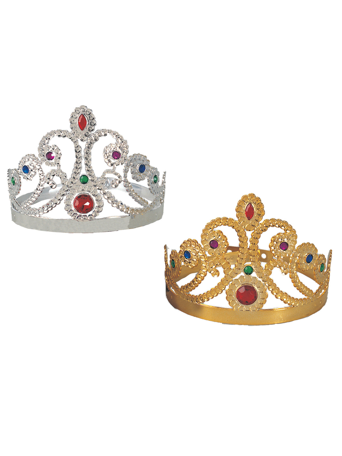 Metallic Plated Queen's Tiara Silver