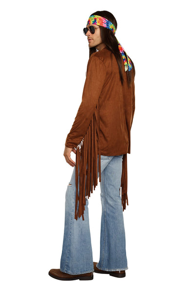 Hippie Men Adult Costume Retro Vintage