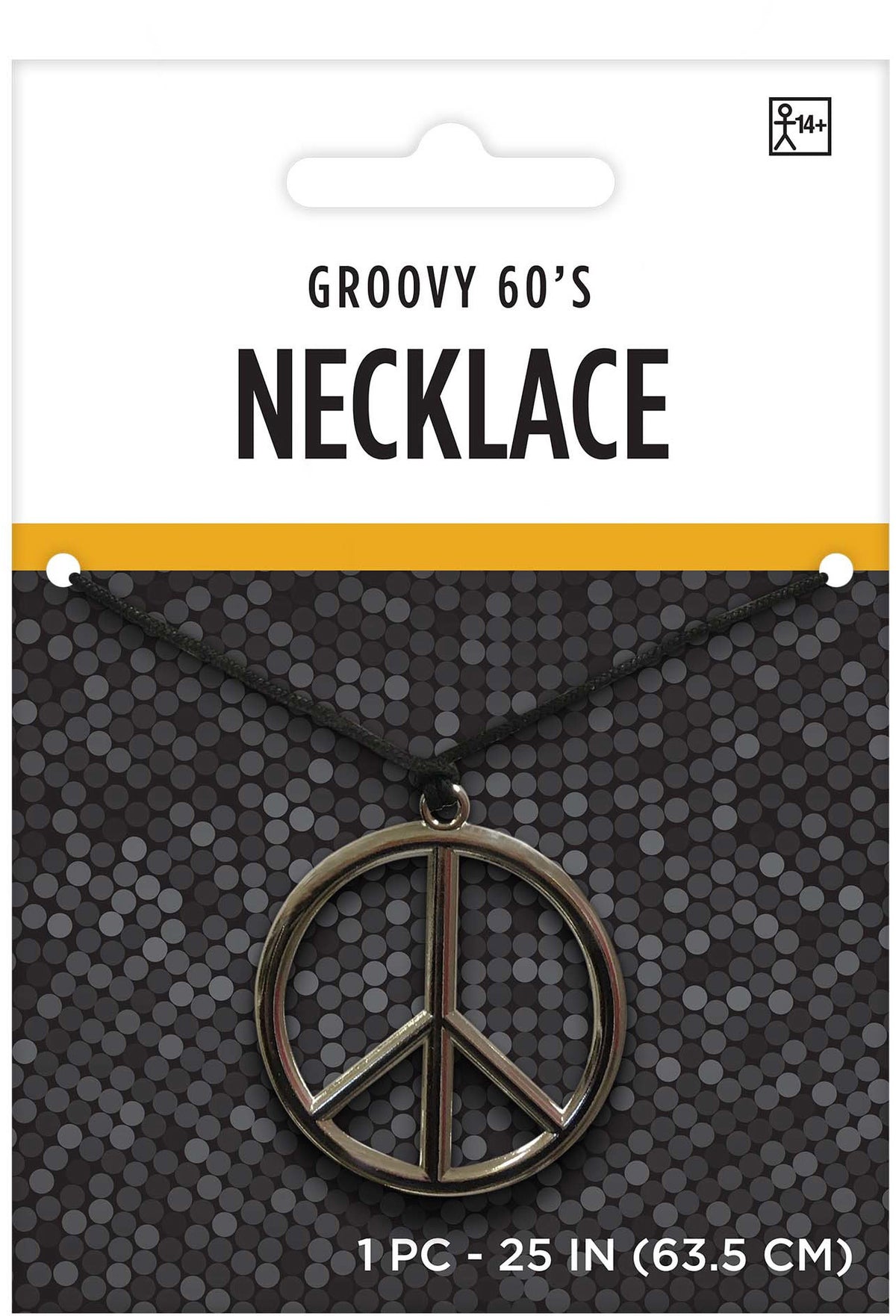 Hippie Peace Necklace Retro Vintage