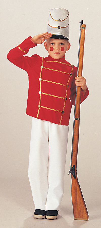 Wooden Toy Soldier Christmas Nutcracker Kids Boys Costume