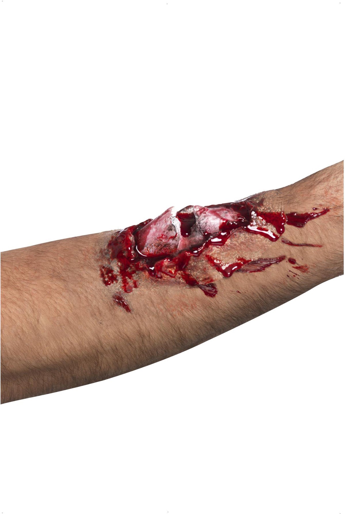 Smiffys Make-Up FX - Broken Bone Latex Scar - Red