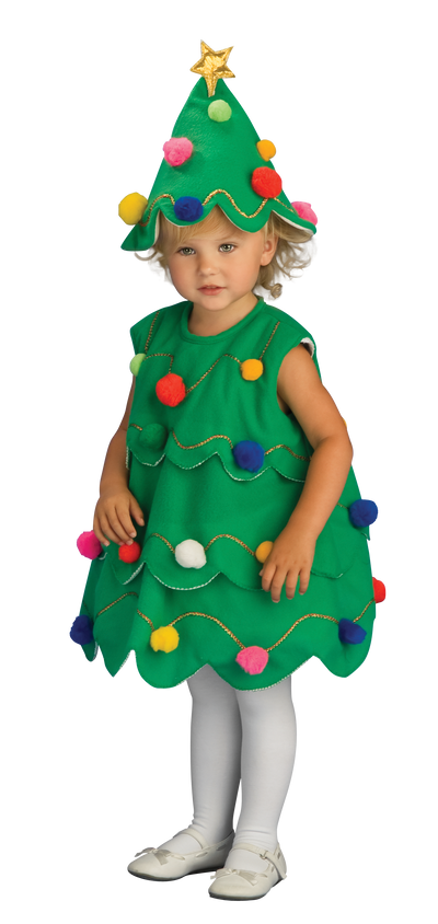 Little Christmas Tree Kids Girl Costume