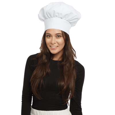 White Chef Hat - Adult