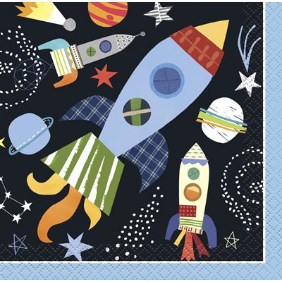 Outer Space Napkins 16pcs