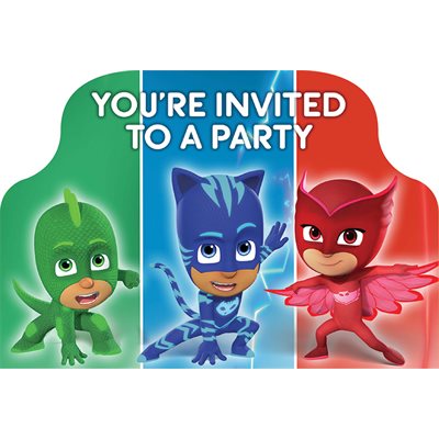 PJ Mask invitaciones