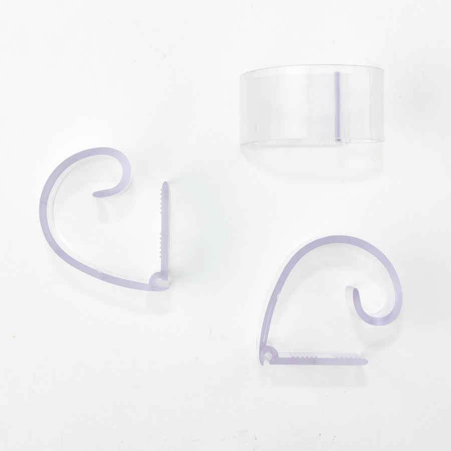 Clips Transparentes de Plástico Para Mesa Y Falda