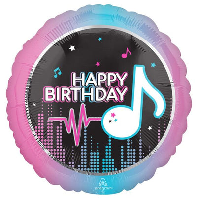Globo Metalizado Helio Tik Tok Feliz Cumpleaños