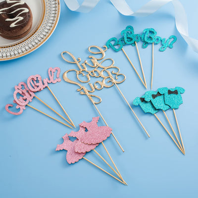 Palillos Decoradores Cupcake Gender Reveal
