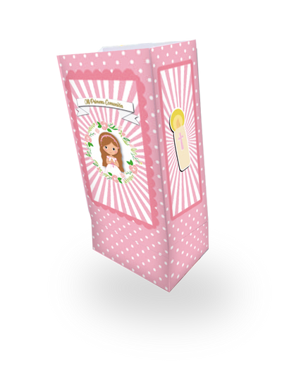 BOLSA CRISPETERA X8 PRIMERA COMUNION NIÑA