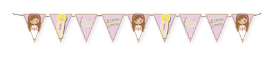 BANDERIN TRIANGULO PRIMERA COMUNION NIÑA