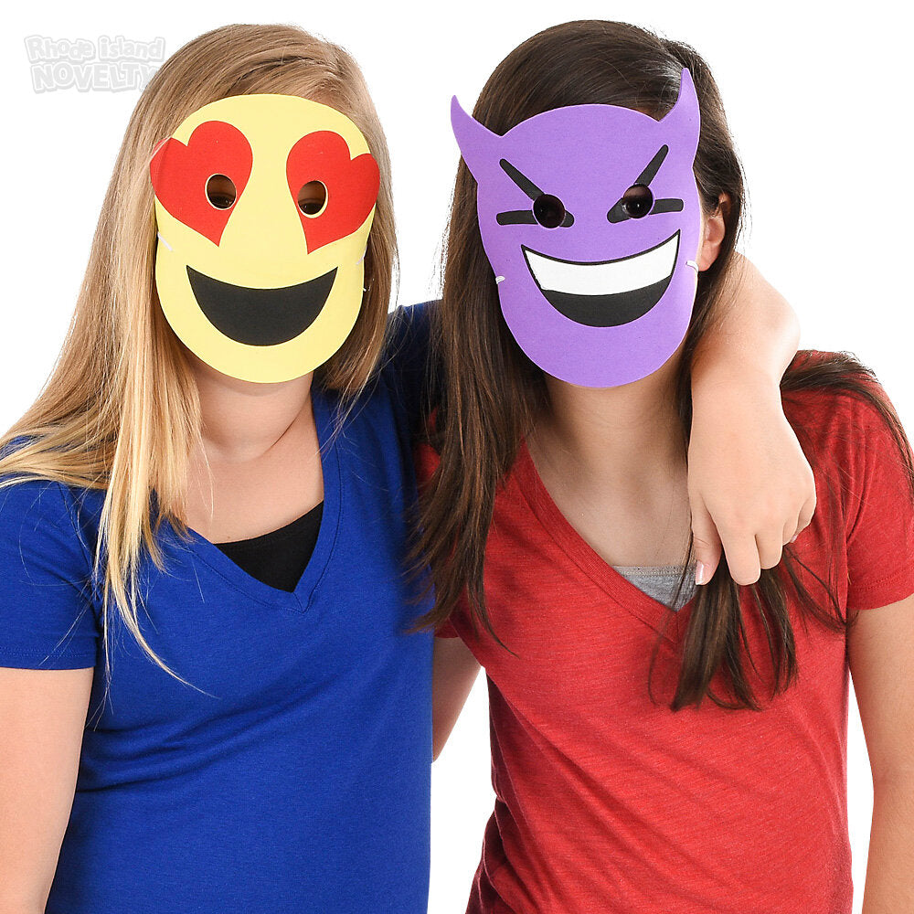 Emoji Mascaras De Goma Espuma 7.5"