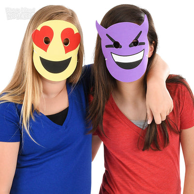 Emoji Mascaras De Goma Espuma 7.5"