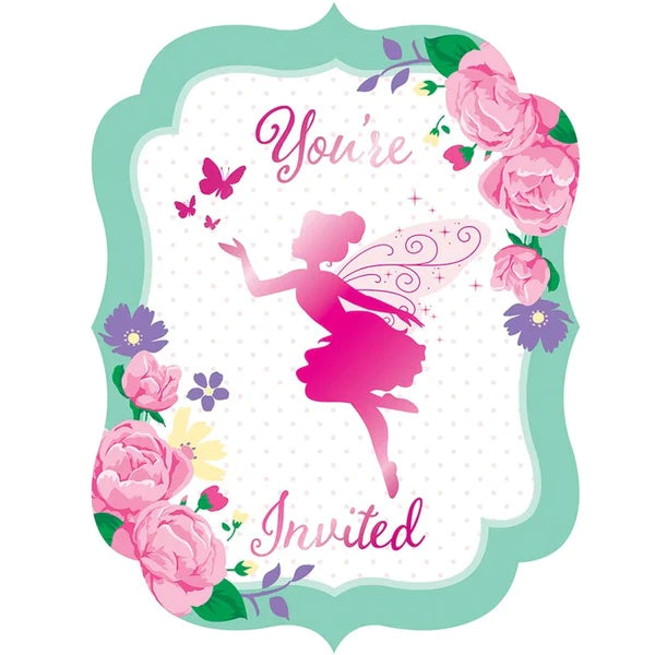 Fairy Floral Invitaciones