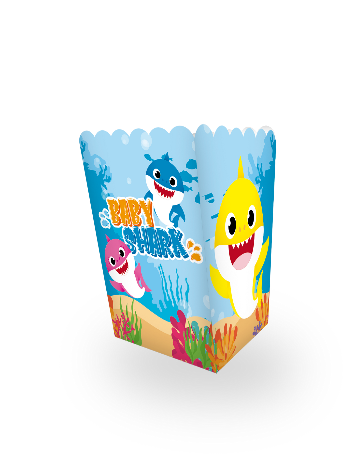 CAJA CRISPETERA X 6 UD BABY SHARK,