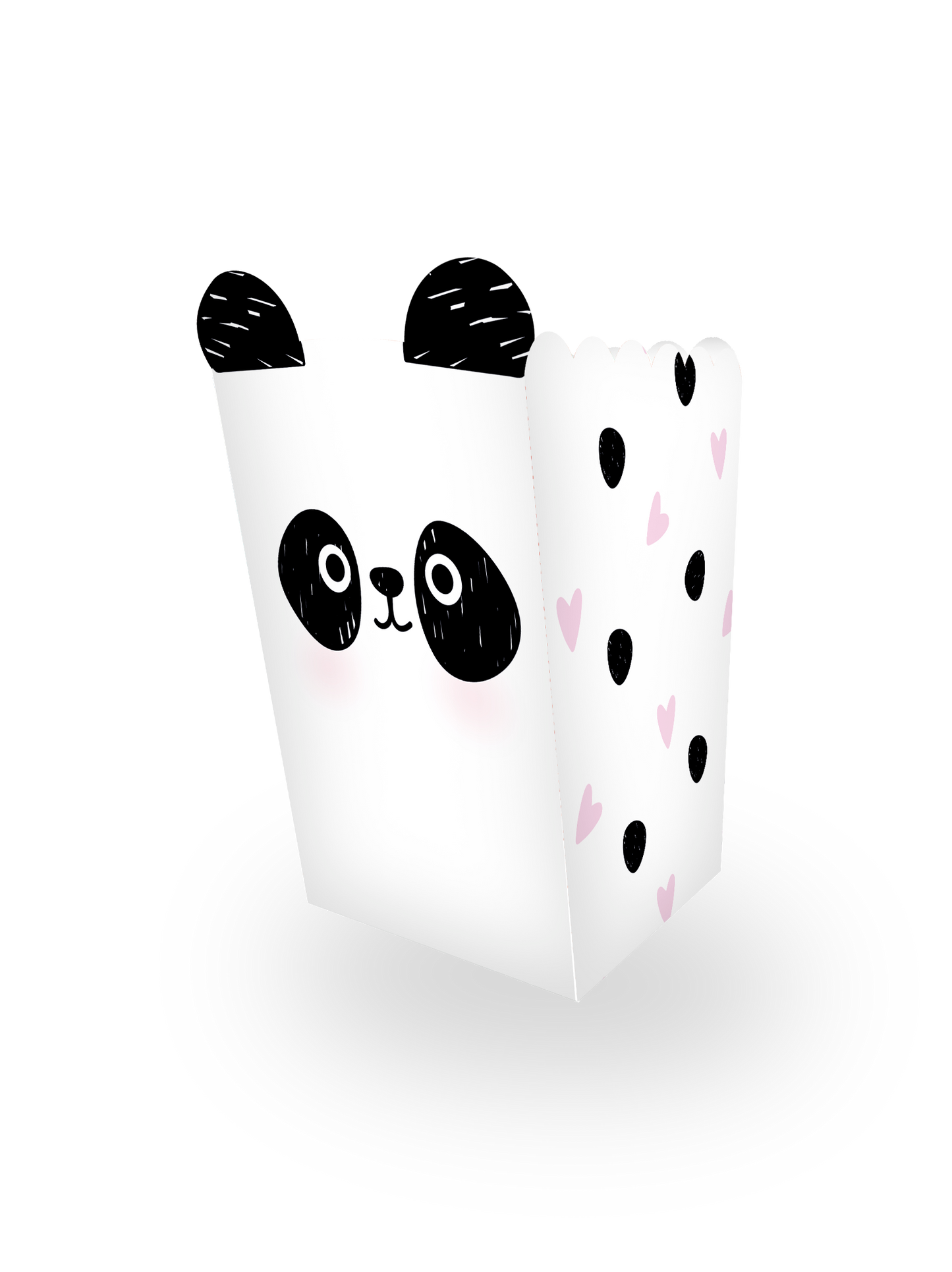 CAJA CRISPETERA X 6 UD PANDA NIÑA