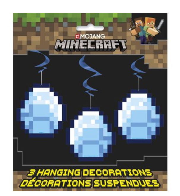 Minecraft Espirales Decoración
