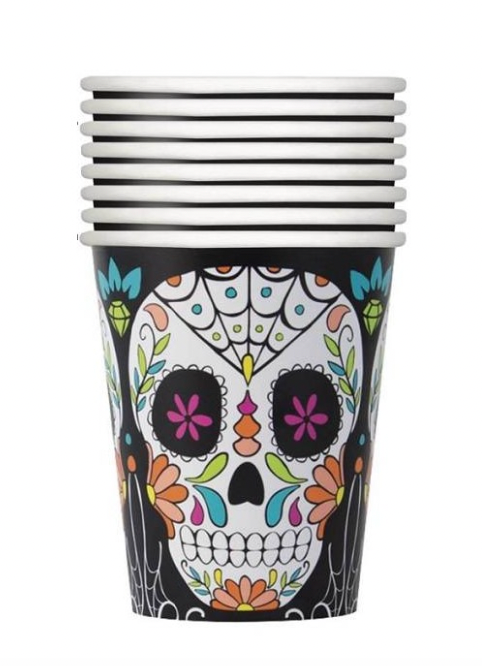 Vasos Dia de los Muertos