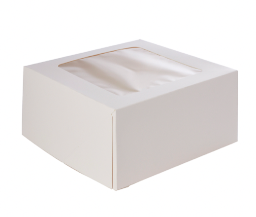 Caja de Pasteles de 10" Blanca