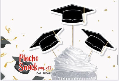 PALILLOS DECORADORES CUPCAKE X 12 LINEA MI GRADO