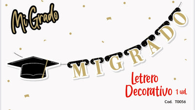 LETRERO LINEA MI GRADO