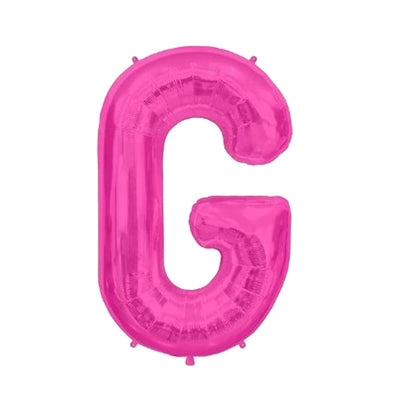 Globo Metalizado Letra G Pink