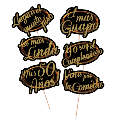 Pin Selfie Mis 50 años (x6u)