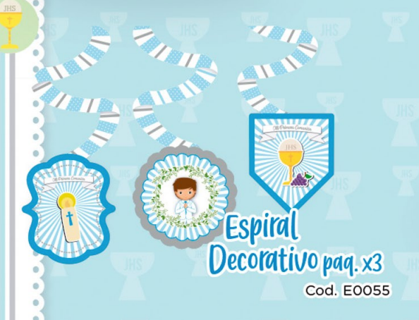 ESPIRAL X3 UD PRIMERA COMUNION NIÑO