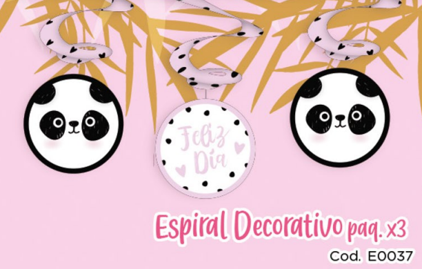 ESPIRAL X3 UD PANDA NIÑA