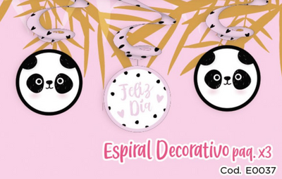 ESPIRAL X3 UD PANDA NIÑA