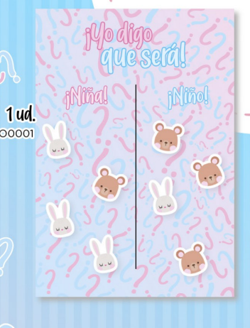 Juego de pared Gender Reveal