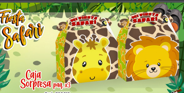 CAJA SORPRESA X3 UD SAFARI