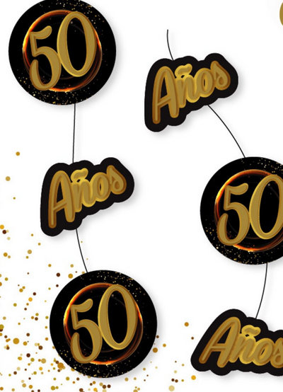 Cadeneta Decorativa Mis 50 años