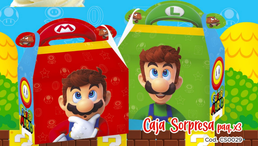 Caja Sorpresa Super Mario (x4u)