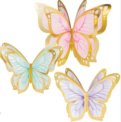 Butterfly Centerpiece 3ct