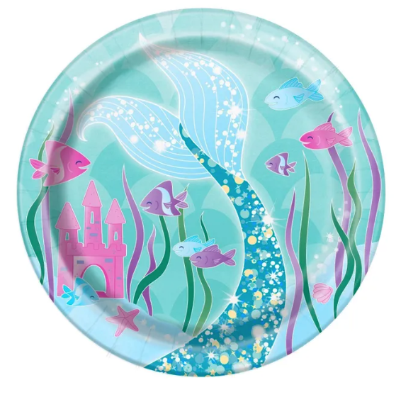 Mermaid Sirena Platos