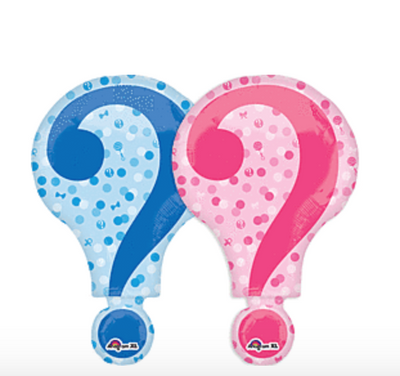Blue and Pink Gender Reveal Jumbo Foil Balloon 34”
