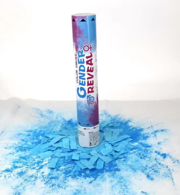 Popper Powder Smoke Gender Reveal (x1u)