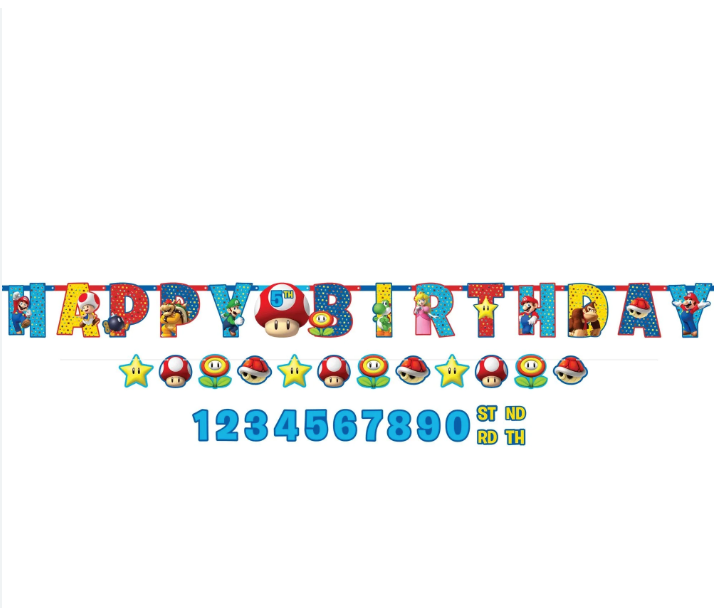 Super Mario Banner Kit