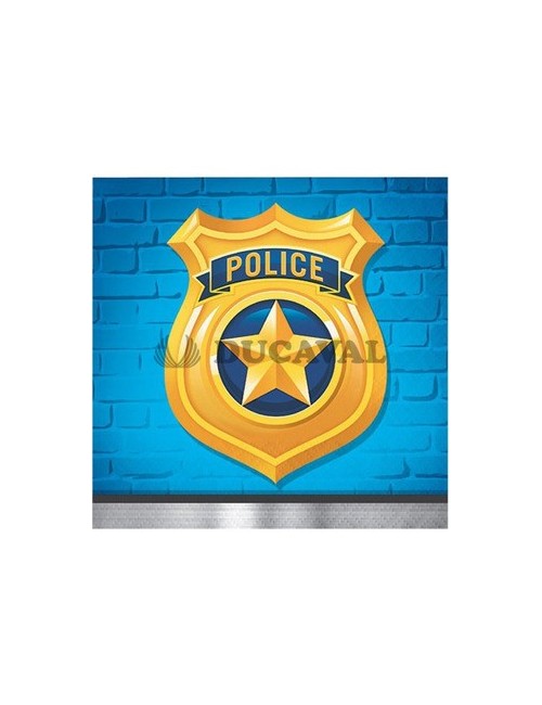 Police Party Servilletas (x16u)