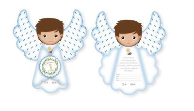 TARJETA X 6 UD PRIMERA COMUNION NIÑO
