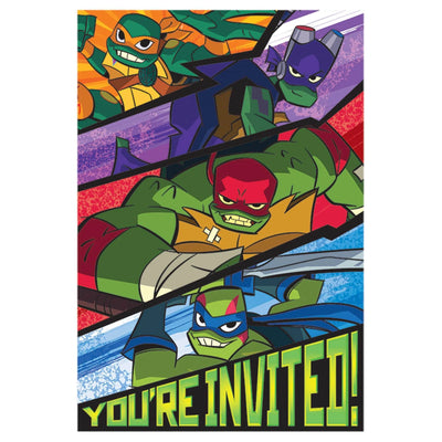 Teenage Mutant Ninja Turtles Invitations