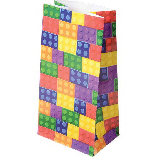 Bolsa de papel con fantasía bloquecitos