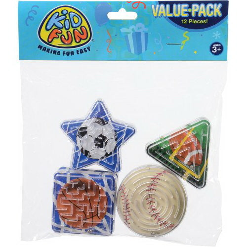 Maze Puzzles Sports (x12u)