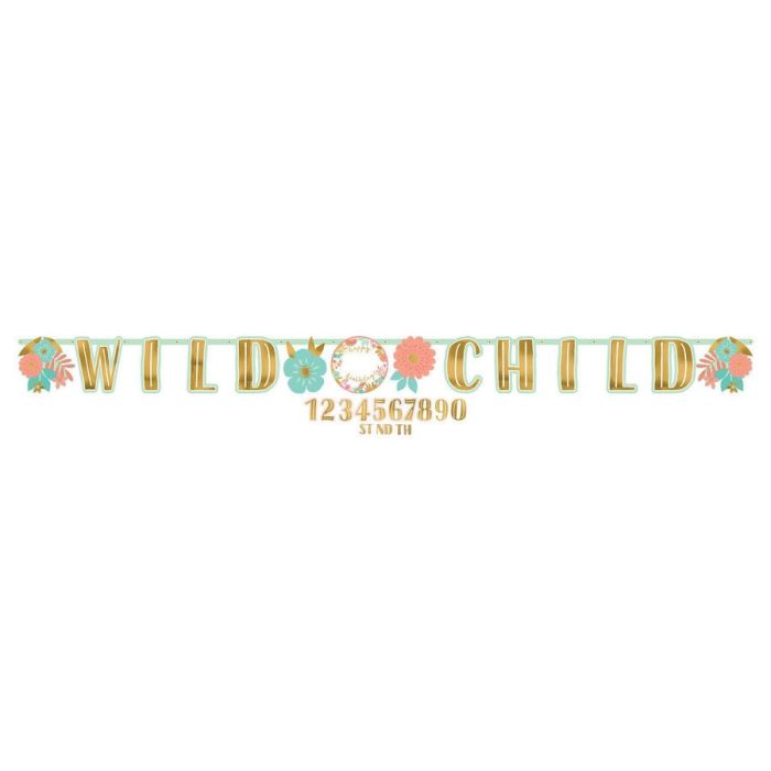 Boho “Wild Child” Jumbo Banner (x1u)